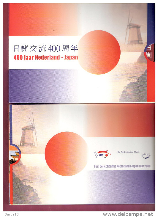 NEDERLAND THEMASET 400 JAAR NEDERLAND-JAPAN 1600-2000 - Trade Coins