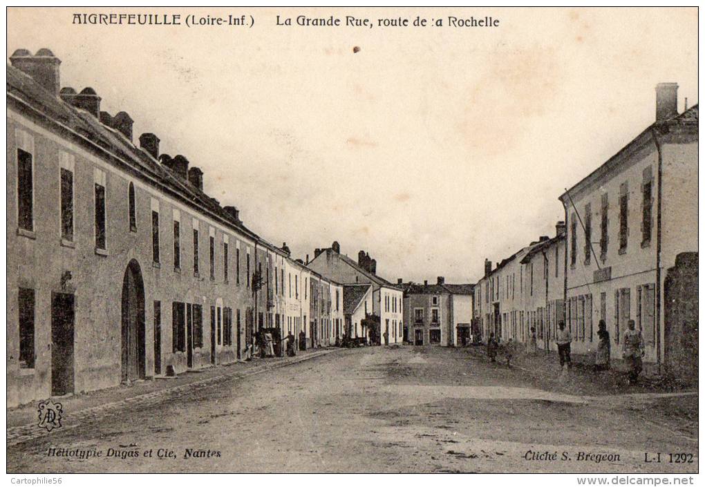 44 - AIGREFEUILLE - La Grande Rue - Route De La Rochelle - Aigrefeuille-sur-Maine