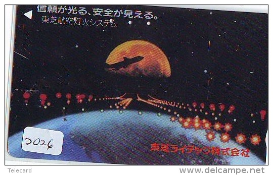 Télécarte Japon * SPACE  (2026) Japan Phonecard Airplane * Flugzeug Avion * AVION * AIRLINES * - Flugzeuge