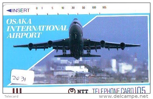 Télécarte Japon * FRONTBAR  330-049 (2031) Japan Phonecard Airplane * Flugzeug Avion * AVION * AIRLINES * - Flugzeuge