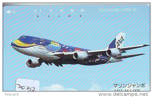 Télécarte Japon * ANA  (2032) Japan Phonecard Airplane * Flugzeug Avion * AVION * AIRLINES * - Flugzeuge