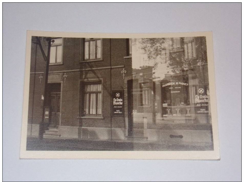 Havré.Mons.Lot De 2 Photos De La Pharmacie Paquet.Louis Collart Succésseur.Voir Scans. - Mons