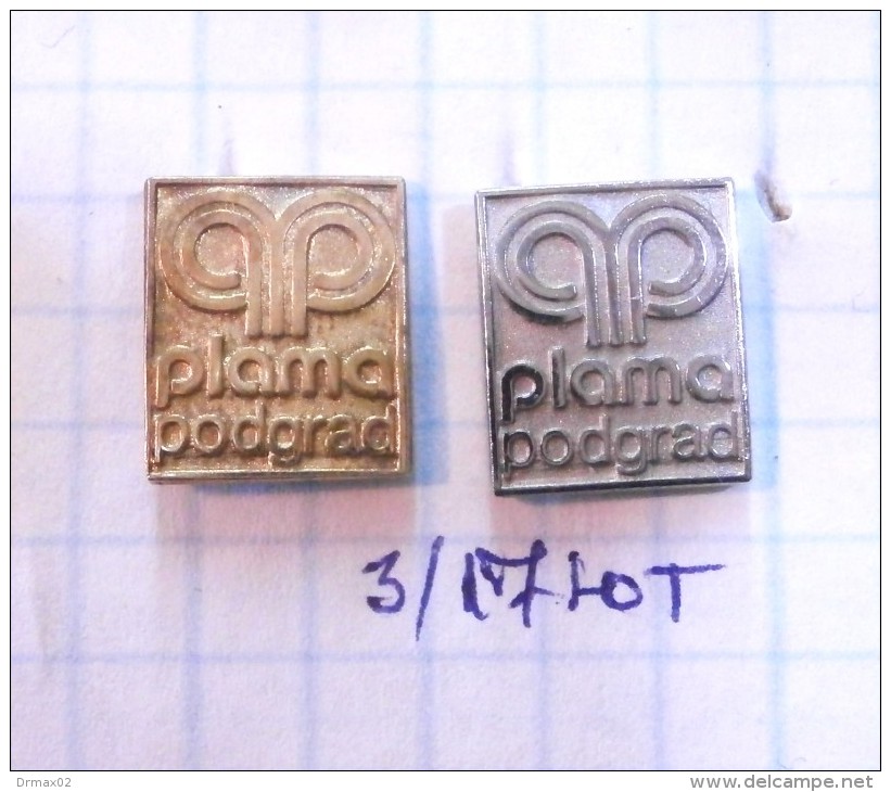 PLAMA Podgrad (Slovenia) Yugoslavia / Polyurethane Foam, Company  / LOT PINS - Sets