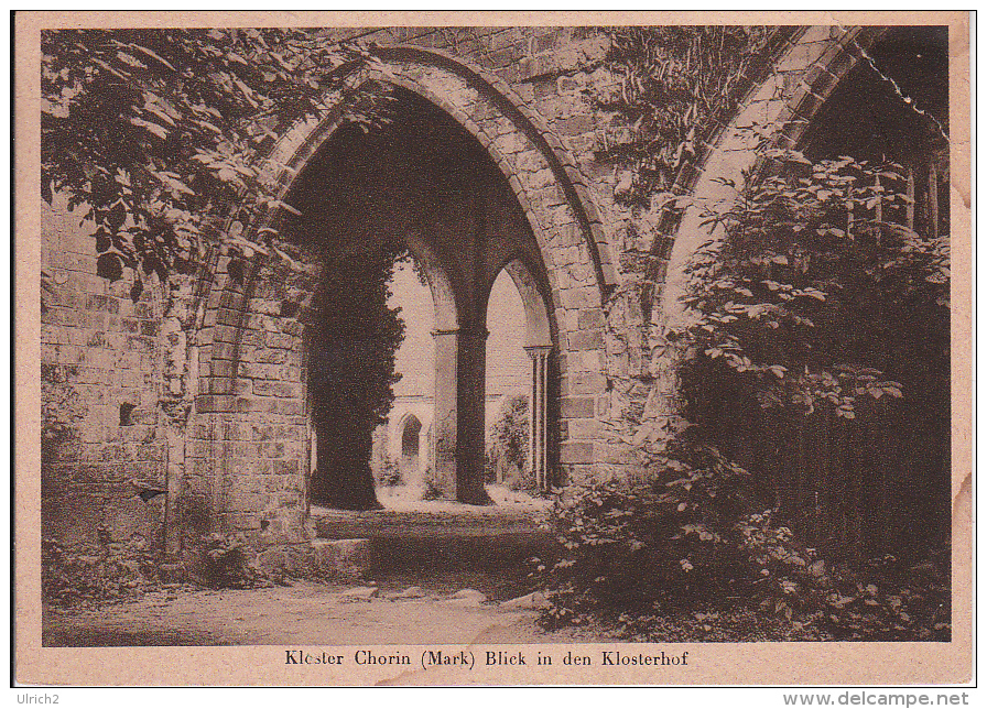 AK Kloster Chorin - Blick In Den Innenhof - 1937 (12648) - Chorin