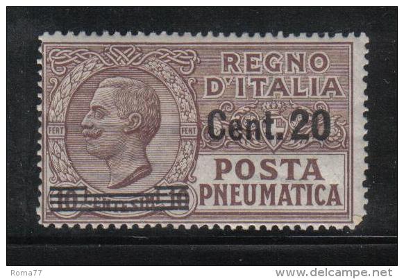 W945 - REGNO 1924 , Posta Pneumatica Il N. 5  ***  MNH - Pneumatische Post