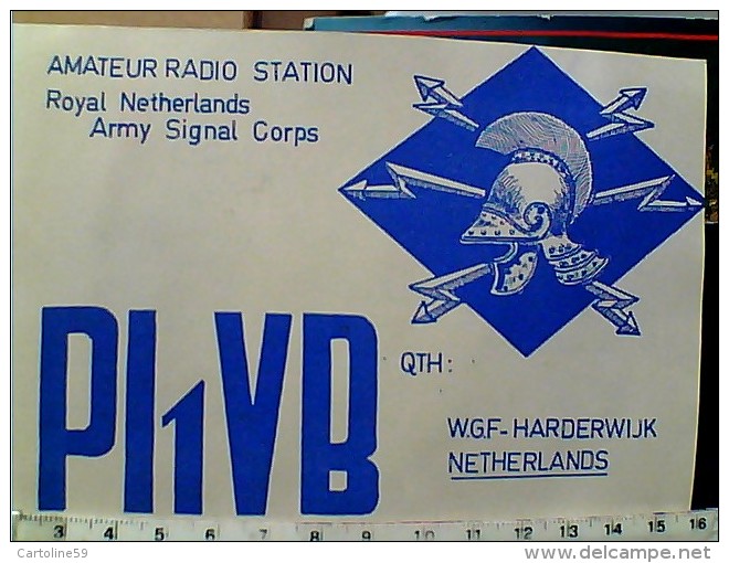 Carte QSL 1958  AMATEUR RADIO STATION HOLLAND PI1VB   ES15360 - Radio