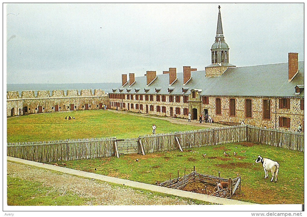 Louisbourg Fortress, Nova Scotia  Built By The French, Captured By The English 18th Century Walled Town - Cape Breton