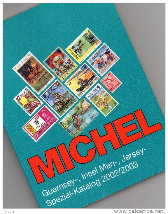 Spezial Katalog 2003 Neu 22€ MICHEL Kanal-Inseln Guernsey Man Jersey Stamps Special Catalogues Of Isle Of Great Britain - Großbritannien