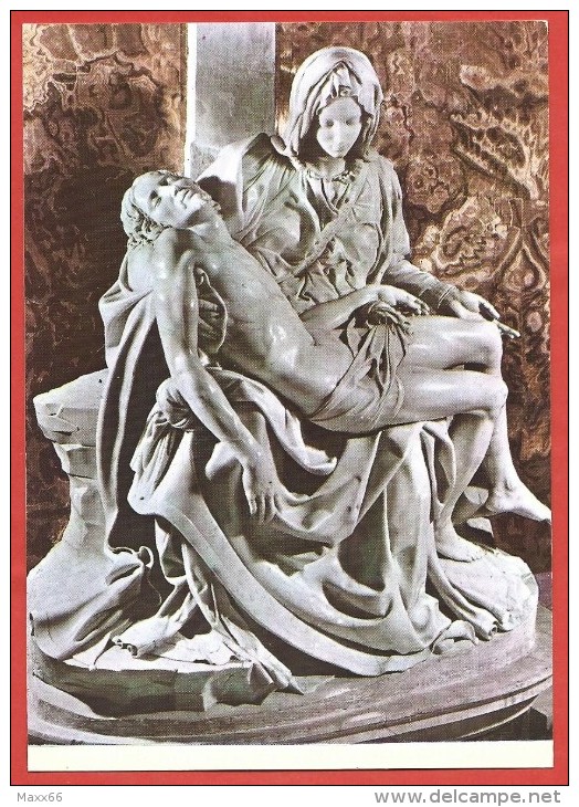 CARTOLINA NV ITALIA - ROMA - Basilica Di S. Pietro - Pietà Di Michelangelo - 10 X 15 - Sculture