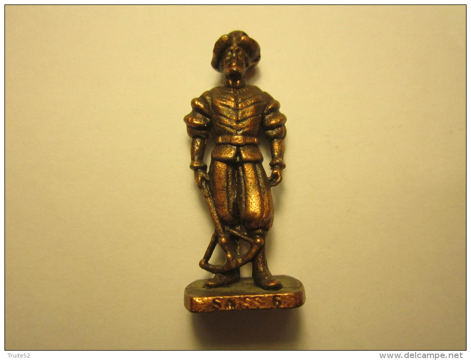 FIGURINE KINDER METAL SOLDAT SWISS (suisse) N°6 - Metalen Beeldjes