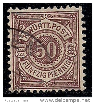 GERMANY, Wuertemberg, 1869, Cancelled Stamp(s) Dienstmarke,  MI D101-102, #134234, 1 Value Only - Used