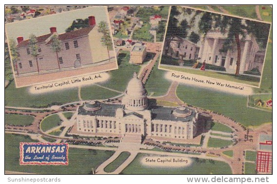 First State House Now War Memorial State Capitol Building Territorial Capitol Little Rock Arkansas - Little Rock