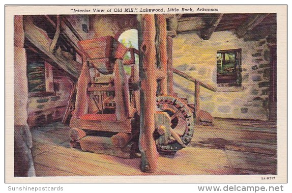 Little Rock Interior View Of Old Millo Lakewood Arkansas - Little Rock