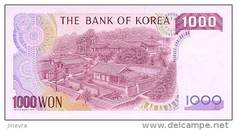 KOREA SOUTH 1000 WON 1983 PICK 47 UNC - Korea, Zuid