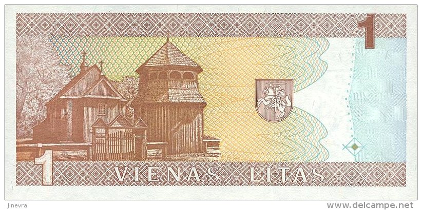 LITHUANIA 1 LITAS 1994 PICK 53a UNC - Lituanie