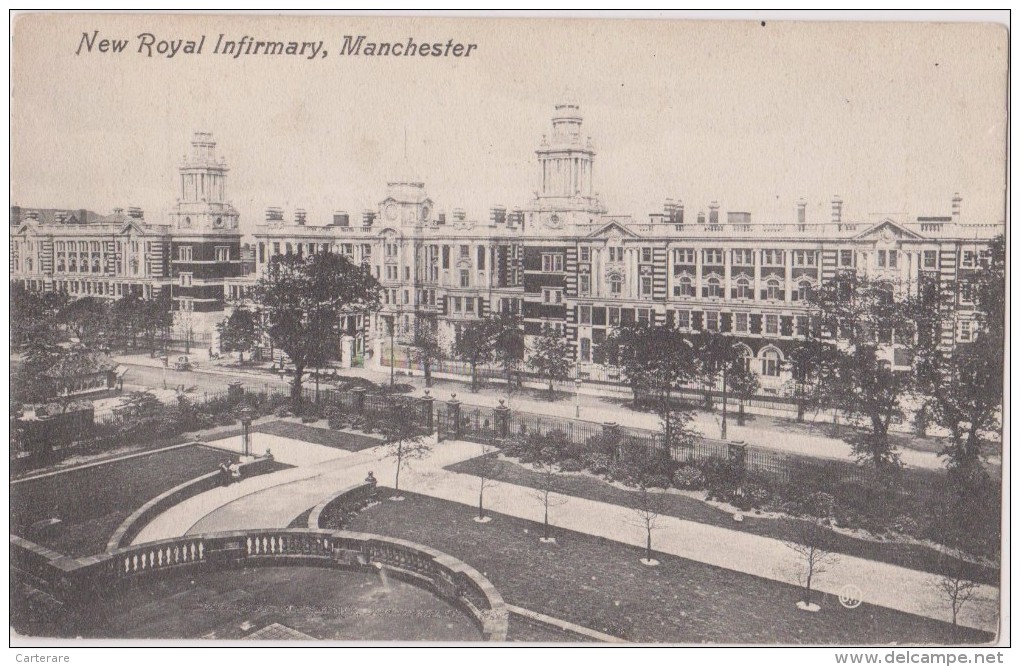ANGLETERRE,ROYAUME-UNI,UN ITED KINGDOM,GRAND MANCHESTER,NEW ROYAL INFIRMARY,PARK,rare - Manchester