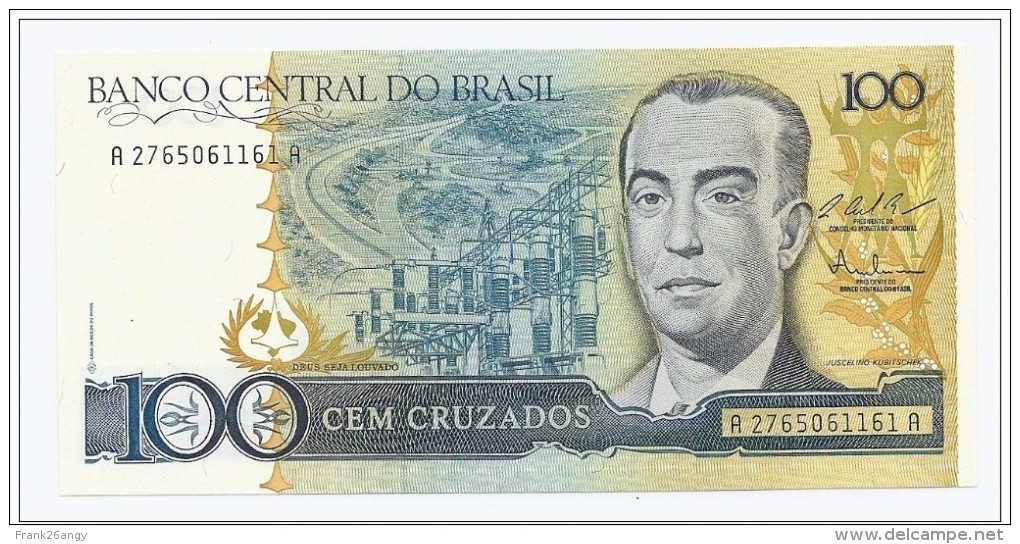 BRASILE - 1987 - 100 Cruzados P 211  UNC - Brazil