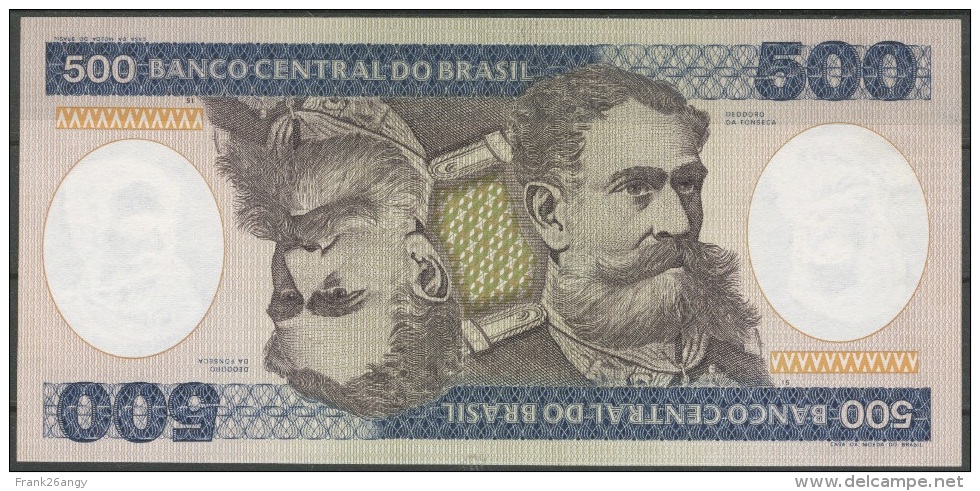 BRASILE - 1985 - 500 Cruzeiros P 200  UNC - Brasil