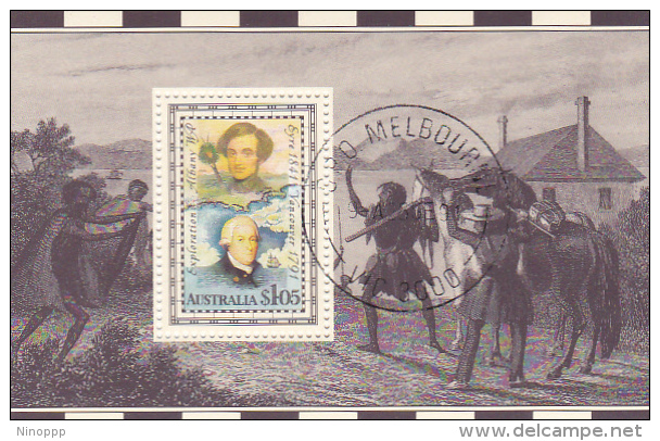 Australia 1991 Exploration Of Albany Used Miniature Sheet - Used Stamps