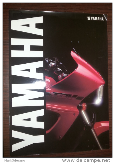 Yamaha Gamma Modelli 1992 Depliant Originale Italiano Factory Sales Brochure Catalog Prospekt - Engines