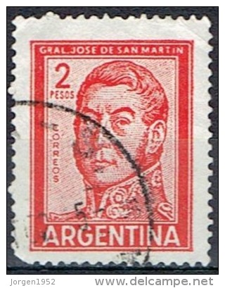 ARGENTINA #  STAMPS FROM YEAR 1961 STANLEY GIBBONS 1035 - Used Stamps