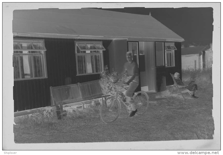 Négatif Photo 6x9 Cm Original De Lowestoft (maison) - Lowestoft Little House Vintage Celluloid Negative - Lowestoft