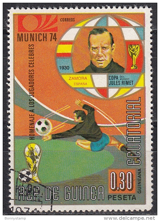 Guinea Equatoriale, 1974 - 0.30p  World Cup Soccer - Nr.72122 Usato° - Guinea Equatoriale