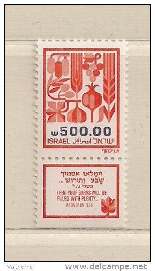 ISRAEL ( D16 - 7040 )   1984  N° YVERT ET TELLIER  N° 919     N** - Ungebraucht (mit Tabs)