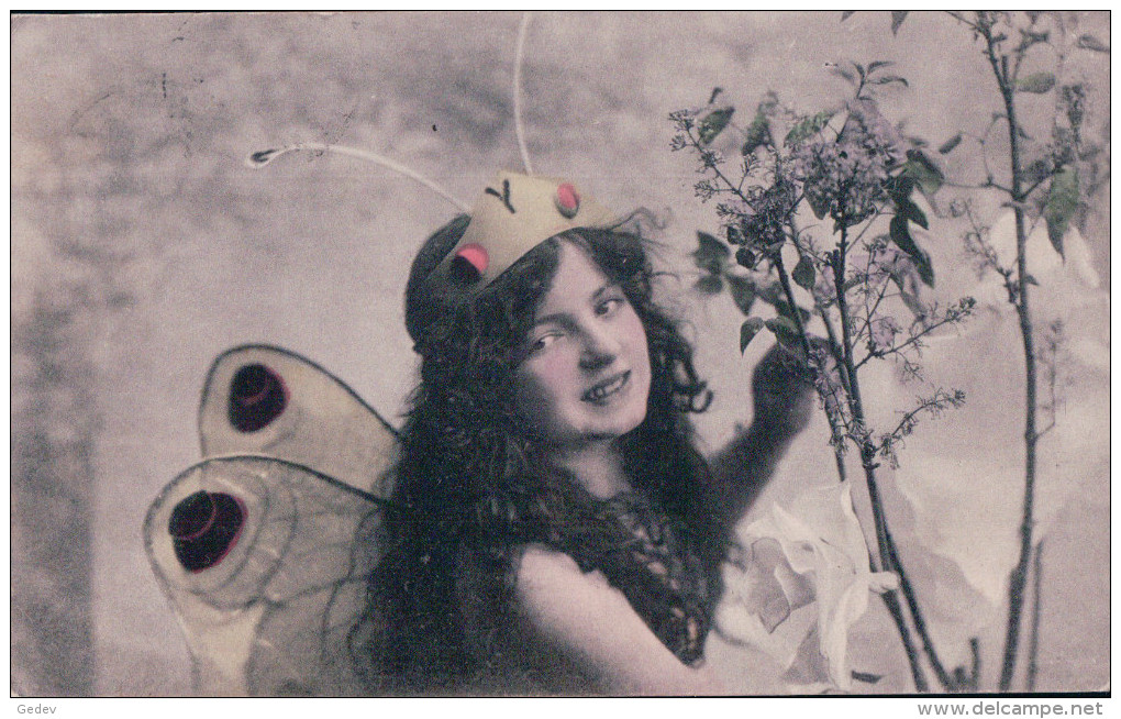 Femme Papillon Litho (1760) - 1900-1949