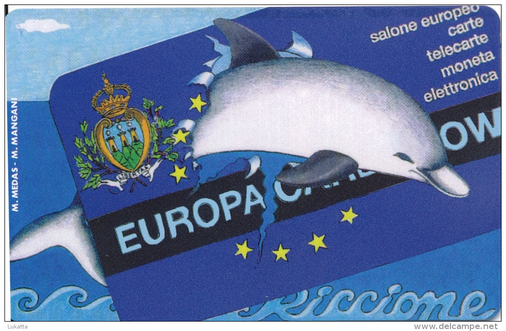 SAN MARINO C&C C7002 - Golden 34 NUOVA (mint) Europa Card Show - Saint-Marin