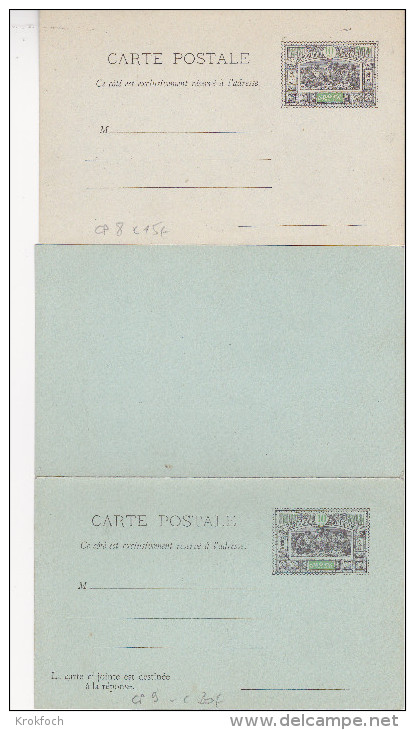 Obock Djibouti - Carte Entier ACEP CP 8 + 9 - Cote 35 Euros - Stationery Ganzsache - Lettres & Documents