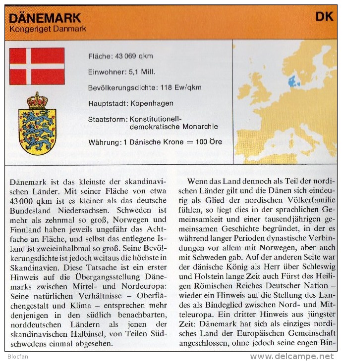 Band 2 Barbados Bis Danmark 1976 Antiquarisch 12€ Länderlexikon Benin Birma Chile China Cook Lexika Country Of The World - Denemarken