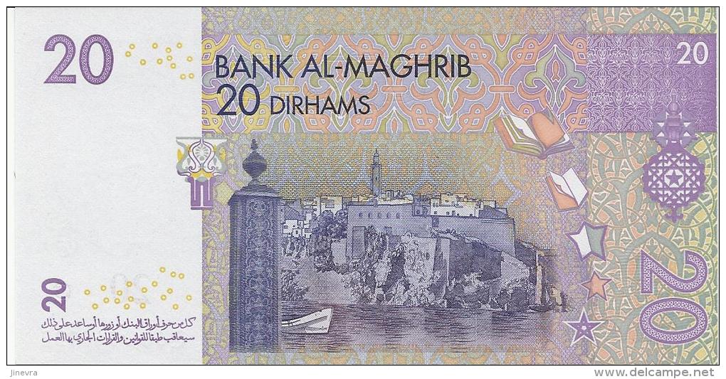 MOROCCO 20 DIRHAMS 2005 PICK 68 UNC - Marokko