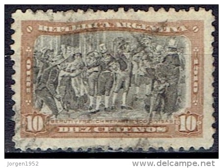 ARGENTINA #  STAMPS FROM YEAR 1910 STANLEY GIBBONS 372 - Gebruikt