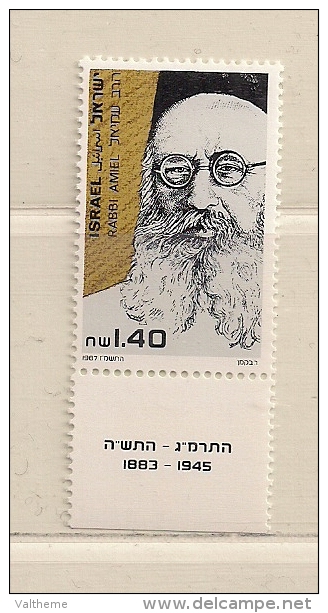 ISRAEL ( D16 - 7115 )   1987  N° YVERT ET TELLIER  N°  1012     N** - Neufs (avec Tabs)