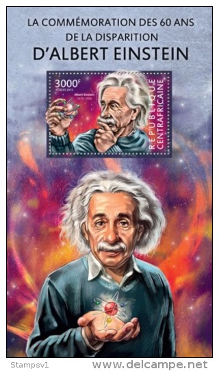 Central African Republic. 2015 Albert Einstein. (109b) - Albert Einstein