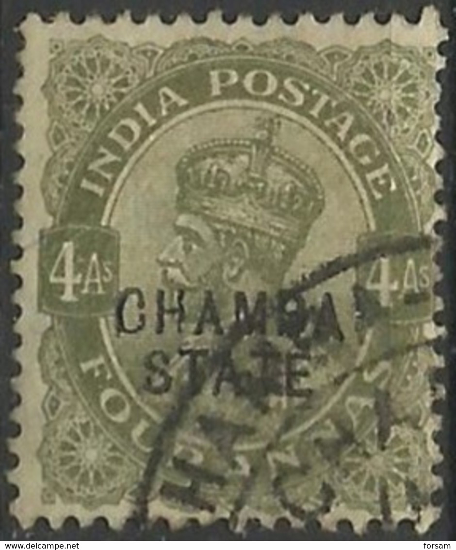 CHAMBA..1935..Michel # 68...used...MiCV - 18 Euro. - Chamba