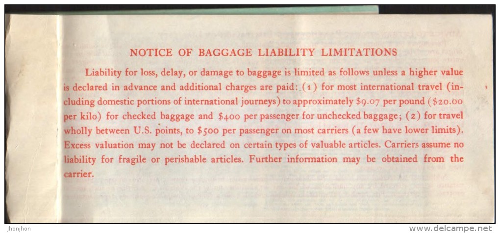 Romania- Passenger Ticket And Baggage Check 1979 For Airplane,Bucharest,Tel Aviv,Bucharest TAROM,Airport Otopeni-5/scan - Mundo