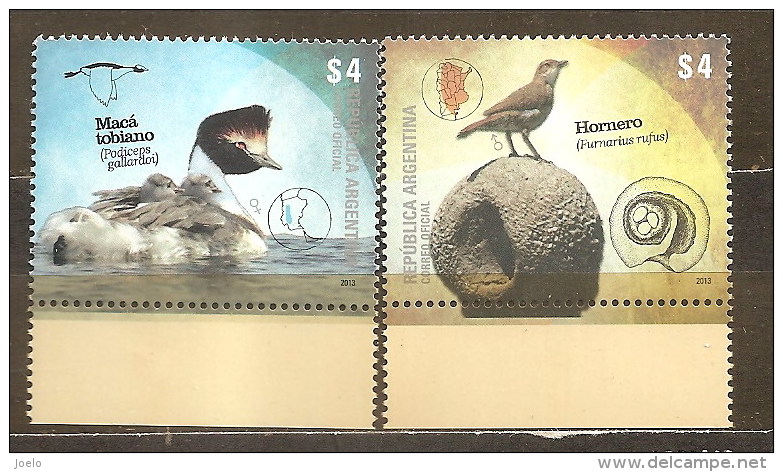 ARGENTINA 2013 FAUNA MNH SET - Unused Stamps