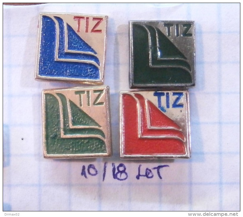 TIZ Metal Tin Industry Zagreb (Croatia) Yugoslavia / Chapa De Metal, Metallblech / LOT PINS - Lots