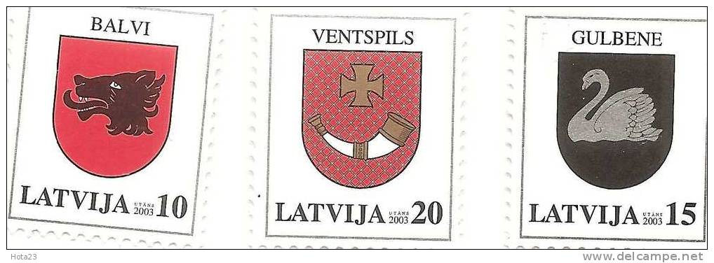 Latvia 2003 Bird Swan ,animal,logo City Ventspils MNH - Swans