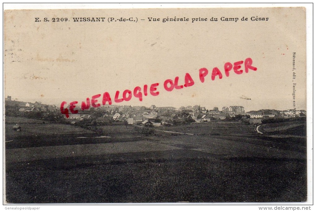 62 -  WISSANT - VUE GENERALE PRISE DU CAMP DE CESAR - Wissant