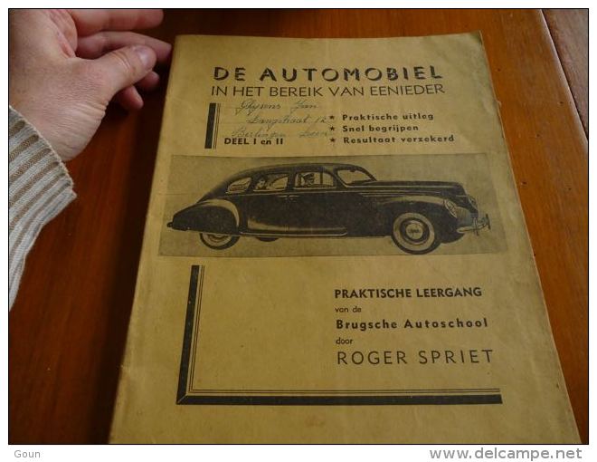 CB2 LC111 De Automobiel In Het Bereik Van Eenieder Praktische Leergang Brugsche Autoschool Door Roger Spriet - Sachbücher