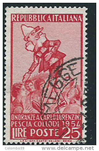 Italia 1954 Usato - Pinocchio - 1946-60: Gebraucht