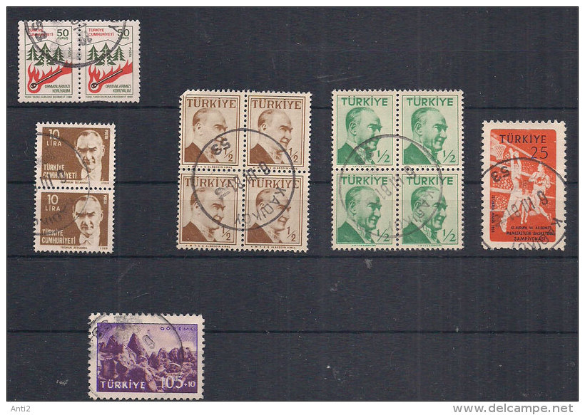 Turkey Small Lot Used Stamps - Collections, Lots & Series