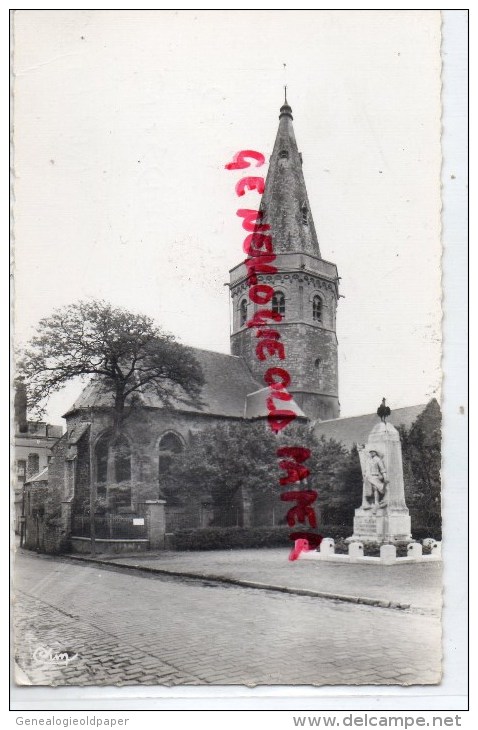 62 -  MARQUISE - L' EGLISE  LE MONUMENT AUX MORTS - Marquise