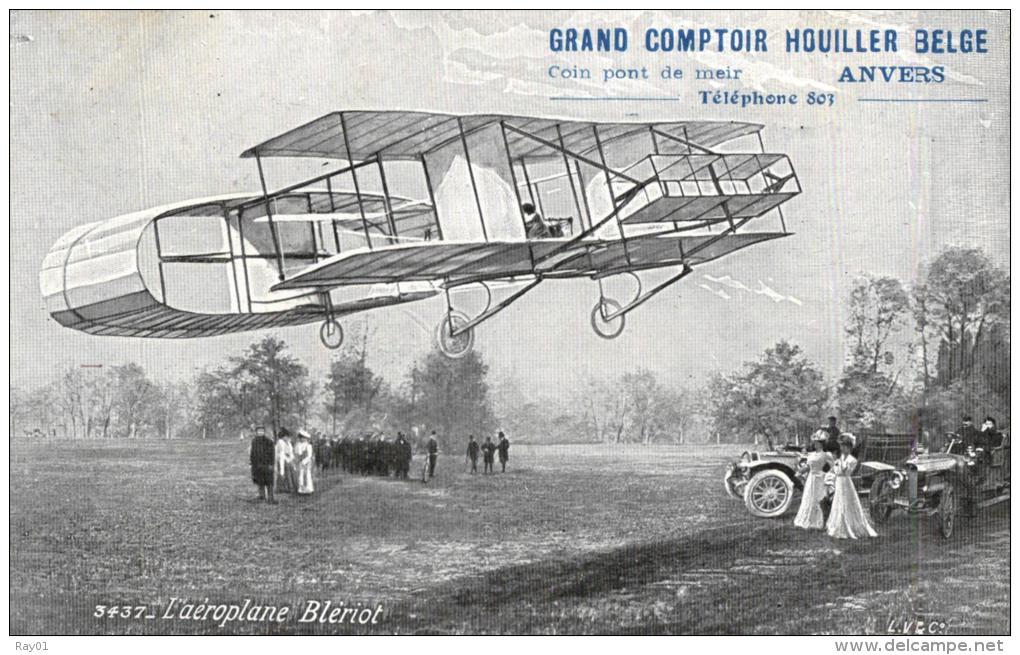 TRANSPORT - AVIATION - AVIATEUR - L'Aéroplane Blériot. (n°3437). - Aviateurs