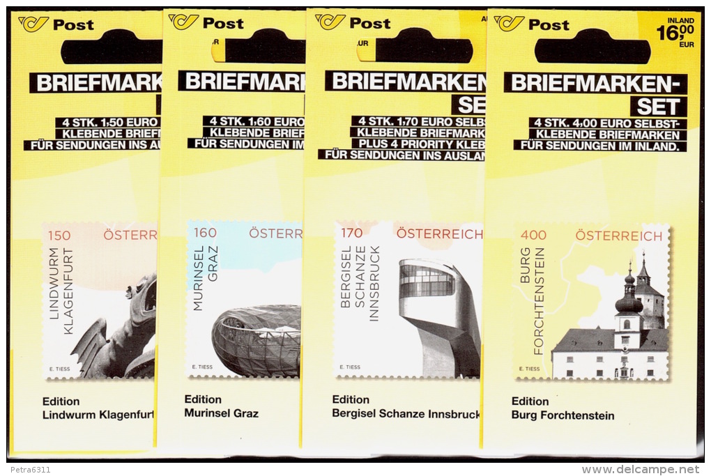 AUSTRIA ÖSTERREICH 2015 "Impressionen Aus Österr." Briefmarken-Set  MNH / ** / POSTFRISCH - Unused Stamps