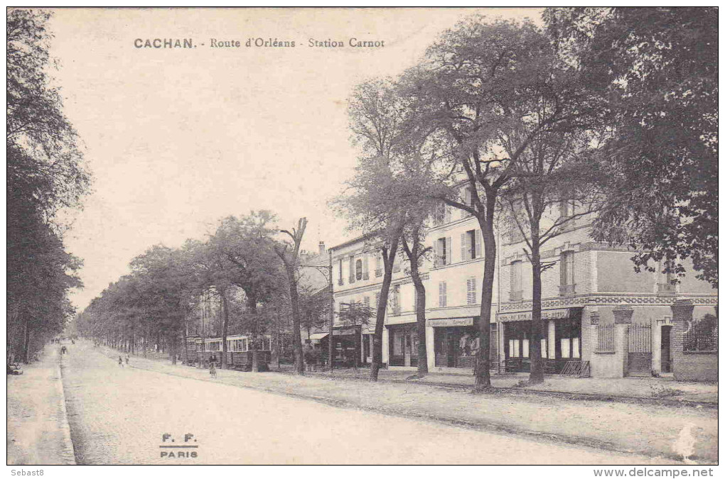 CACHAN ROUTE D'ORLEANS STATION CARNOT - Cachan