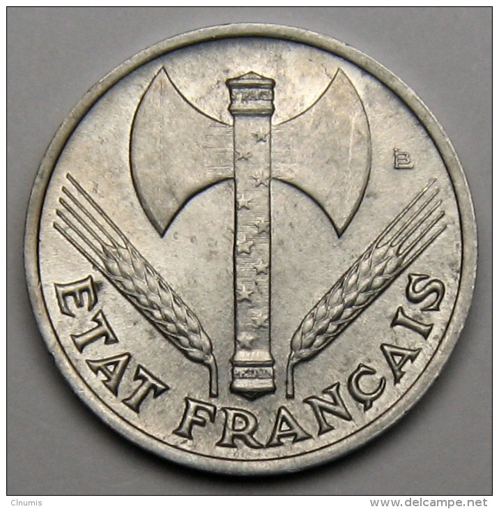 50C Etat Français Lourde 1942, Aluminium - Etat Français (1940 - 1944) - Autres & Non Classés